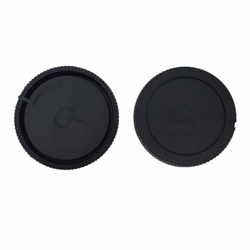Minolta DSLR 마운트 카메라 액세서리 도구 용 검정색 카메라 바디 캡 및 후면 렌즈 커버 캡