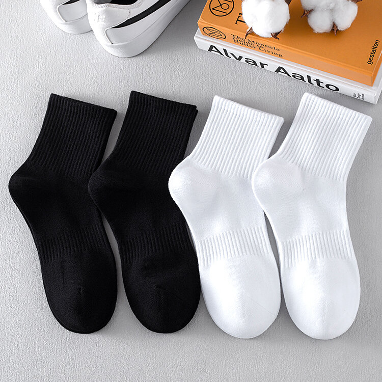 3 paia/lotto calzini in cotone da uomo calzini corti maschili bianchi neri calzini sportivi in cotone calzini da uomo calzini traspiranti primaverili e autunnali