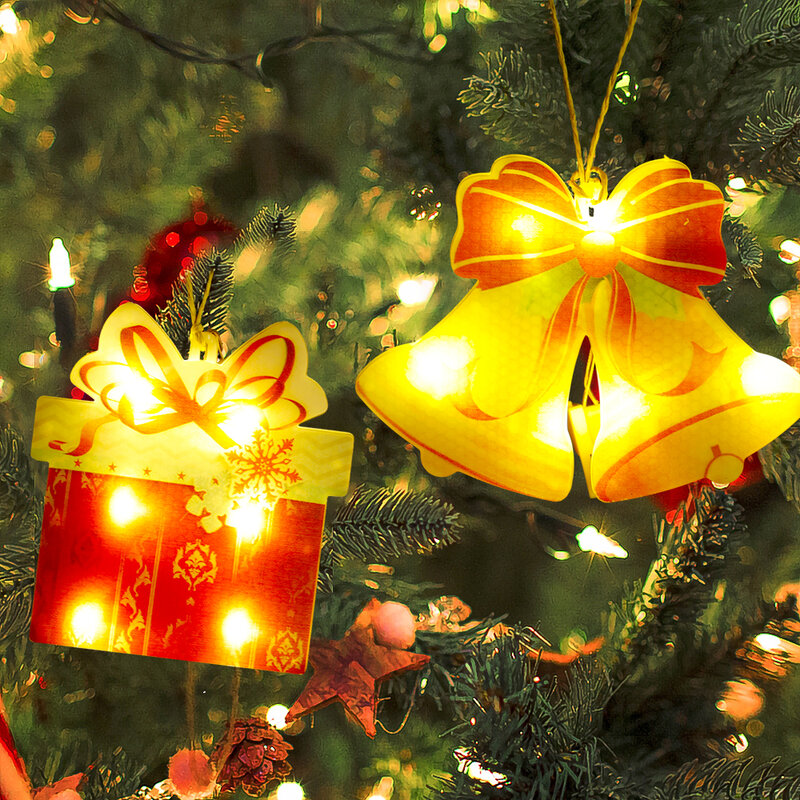 Lumière LED de Noël, Sapin de Noël, Face Light, Père Noël, Bonhomme de neige, Elk, Cloche, Lumières dégradées, ixdu Nouvel An, Mariage, Décor de vacances