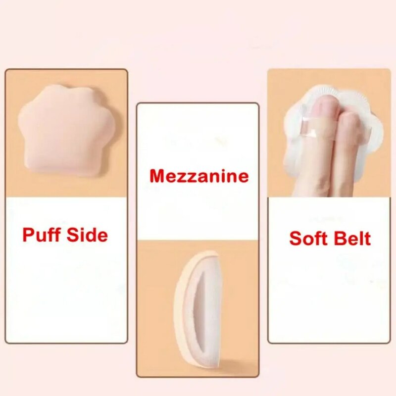 Super Soft Powder Puff New Foundation Cream Cat Claw Shape Puff Cosmetics Beauty Accessory Cosmetics Tool spugna per il trucco