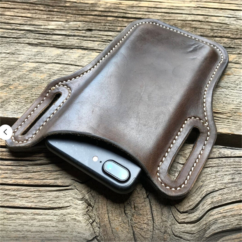 Мужской Чехол-кобура для мобильного телефона с петлей поясная сумка реквизит кожаный кошелек для телефона сумка для бега сумки для путешествий кемпинга