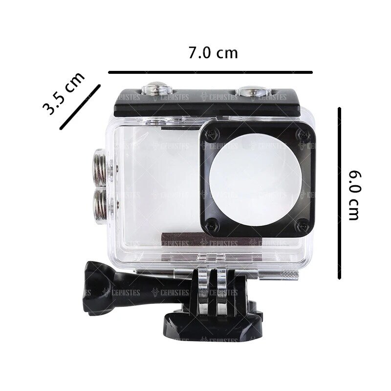 Cerastes Action Camera Accessoires Waterdichte Shell, Onderwater Shell, Afneembare Waterdichte Shell
