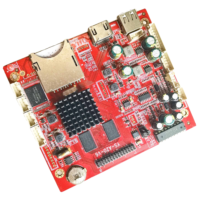 YS-A20-V6 tds3 android system werbung maschine decodierung motherboard usb + sd karte wiedergabe video