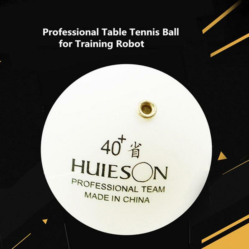 1 buah bola tenis meja tetap profesional dengan lubang perunggu untuk meja tenis meja latihan Robot cadangan bola Ping Pong pasokan