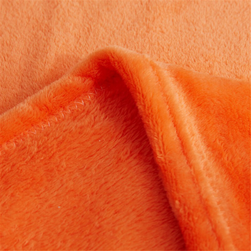 Miękkie ciepły polar koralowy flanelowe narzuty na łóżka ze sztucznego futra z norek w jednolitym kolorze narzuta na sofę narzuta na łóżko zimowe koce w kratę