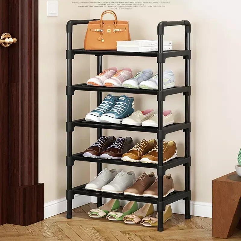6/7/8 Layer Shoe Rack DIY Easy Assemble Dustproof Boots Organizer Stand Holder Space-Saving Shoes Storage Shelf Shoe Cabinet