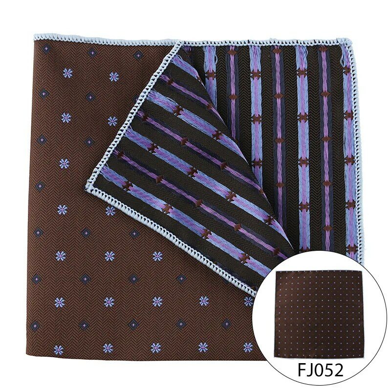 Business Handkerchief For Men Luxury Pocket Square Silk Microfiber Towels British Style Pocket Square Men Hanky Suit Accessories