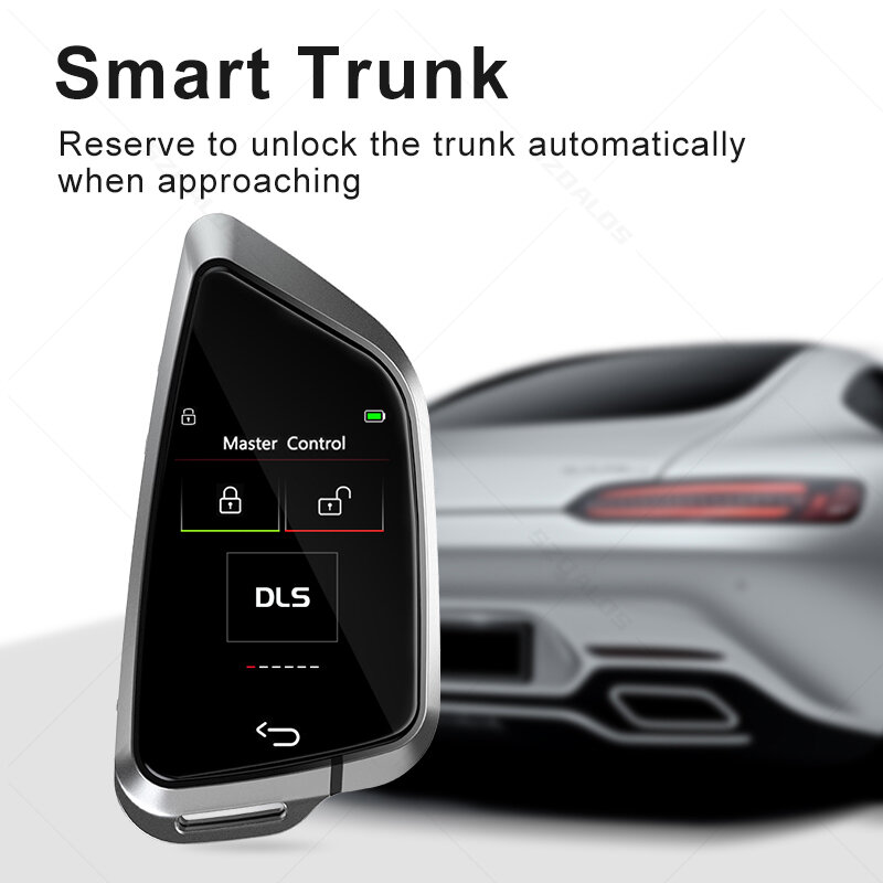 SZDALOS-LCD Keyless Entry Car Key, Atualização Inteligente, Benz, BMW, Audi