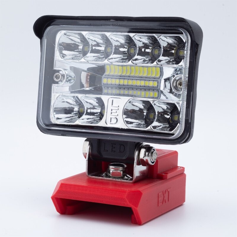 Lampe de travail LED à batterie au lithium, lampe d'extérieur portable avec USB, batterie SKCanon 20V 62, sans batterie