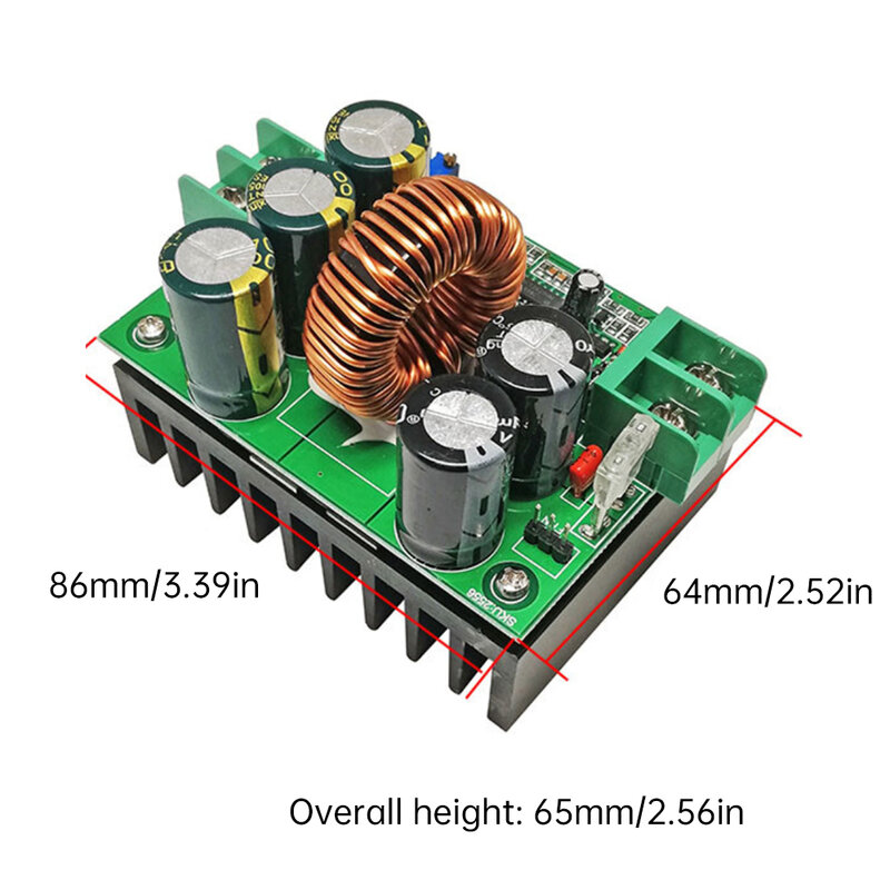 電源用の調整可能なDC-DCブースターモジュール,定電圧,電流,ステップアップ,スタビライザー,DC10-36V〜DC12-80V