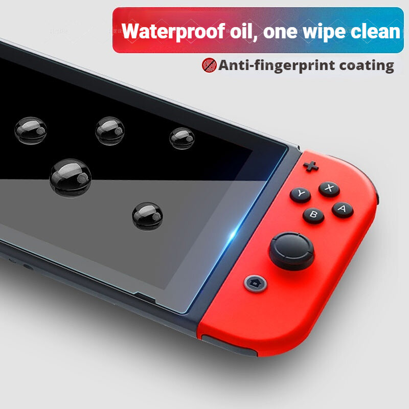 4 Pak untuk Nintendo Switch NS kaca Tempered pelindung layar 9H kaca keras untuk Nintendo Switch Lite Nintendo layar Film