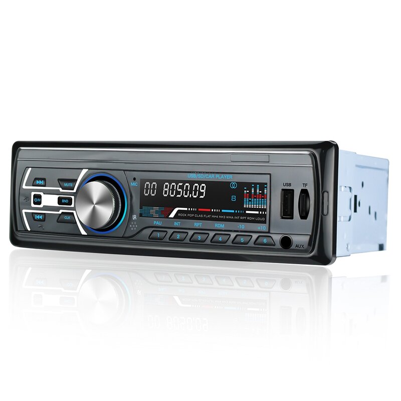 Lettore MP3 per auto autoradio 1 DIN USB ricarica rapida Bluetooth vivavoce lettore multimediale digitale 4 x25w Radio FM supporta IOS e Android