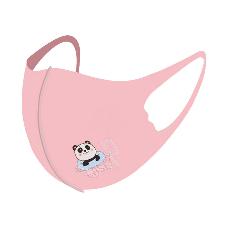 1Pc Essentieel Comfortabel Masker Voor Lange Afstanden Reizen Volwassen Wasbare Herbruikbare Schattige Cartoon Dieren Buiten Gezicht Neushoes