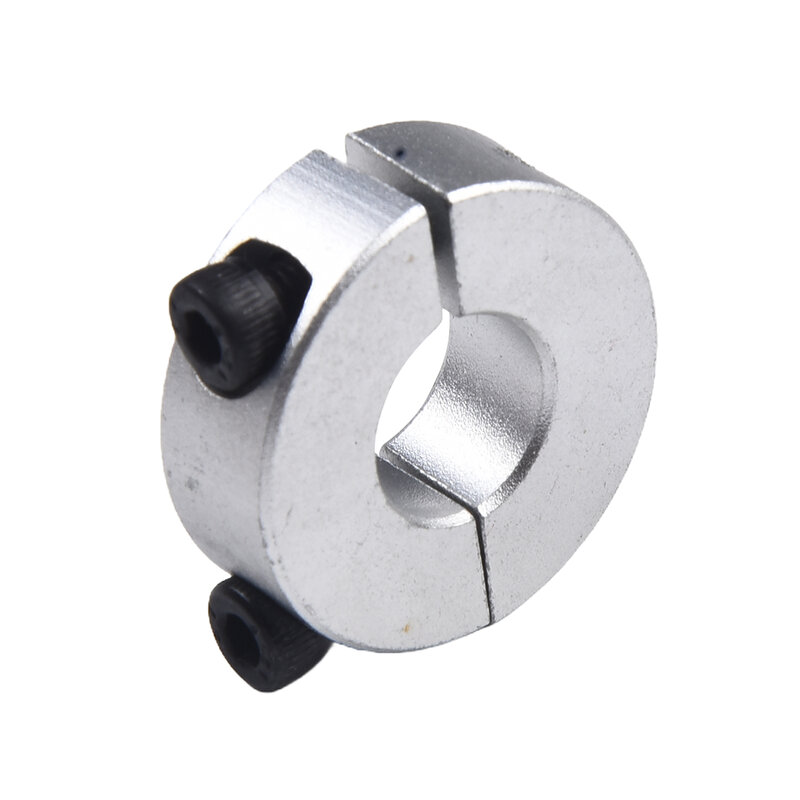Liga de alumínio eixo colar, anéis fixos braçadeira colar, Duplo Split tipo colar, 13-30mm diâmetro, 1Pc