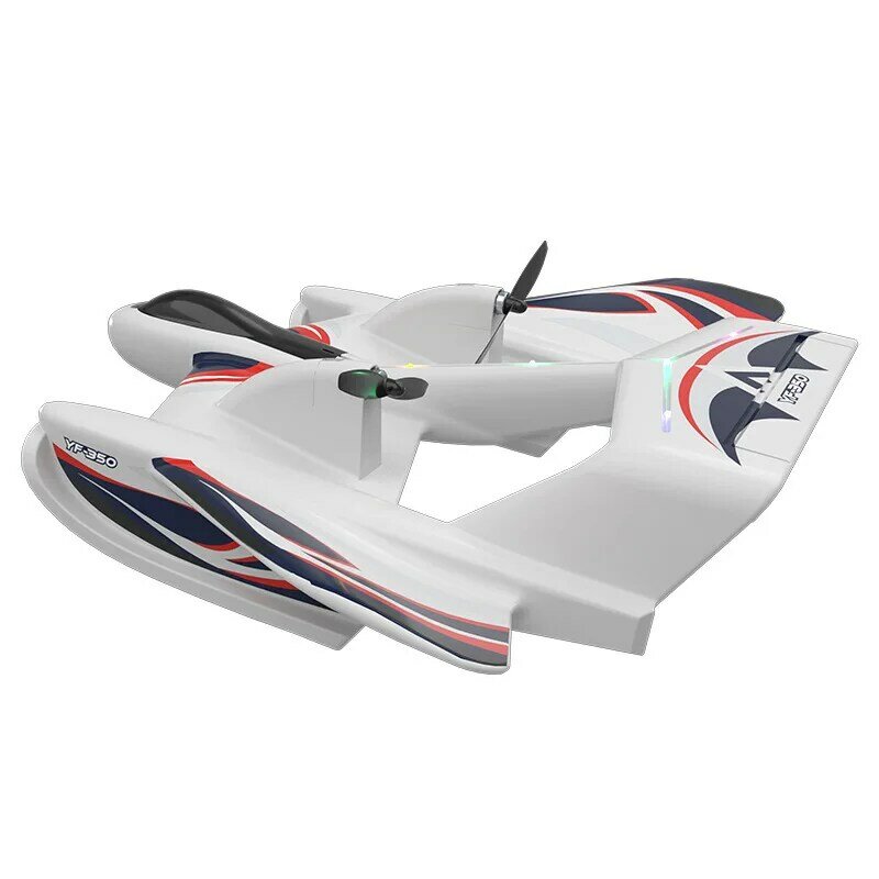 Avión teledirigido a prueba de agua, Avión de tierra y aire, planeador eléctrico de ala fija, Dron de despegue submarino, modelo de avión de juguete para niños