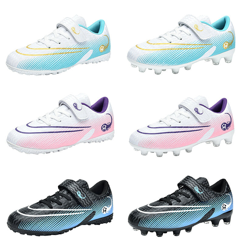 Professional Soccer Cleats Breathable Training Sport Footwear Outdoor Non Slip Children's Football Shoes 2024 New Arrival