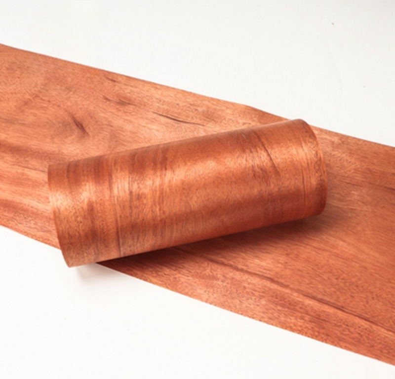 L:2.5meters Width:350mm T:0.25mm Natural Extra Wide Peach Blossom Core Patterned Wood Veneer  javascript: