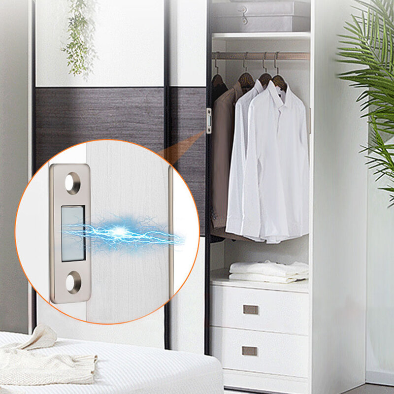 Porta magnética do ímã armário trava porta pára porta escondida invisível atractor para armário armário de móveis ferragem