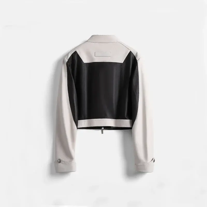 Tajiyane High Quality Genuine Sheepskin Jacket for Women Real Leather Jackets Short Women Coats Stand Collar Fashion Chaquetas