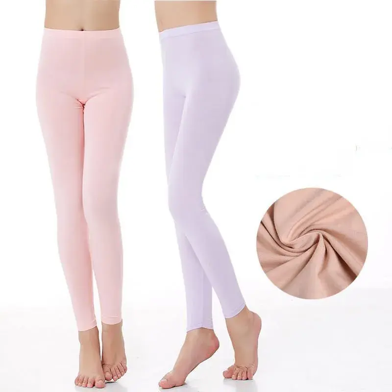 Modal Thin Leggings Thermal Underwear Women's Seamless Warm   Leggins Thermal Pants pajamas Push Up Elastic Jeggings термобелье