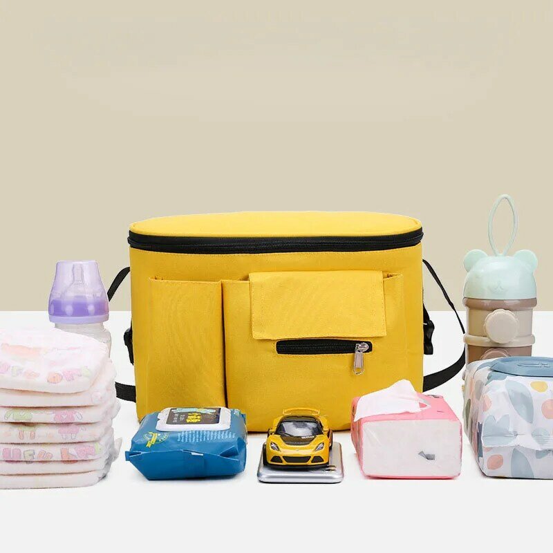 กระเป๋ารถเข็นเด็กทารกของถุงผ้าอ้อมสำหรับทารกกระเป๋าสำหรับเดินทางพยาบาลคลอดบุตรกระเป๋าถือกระเป๋าแม่