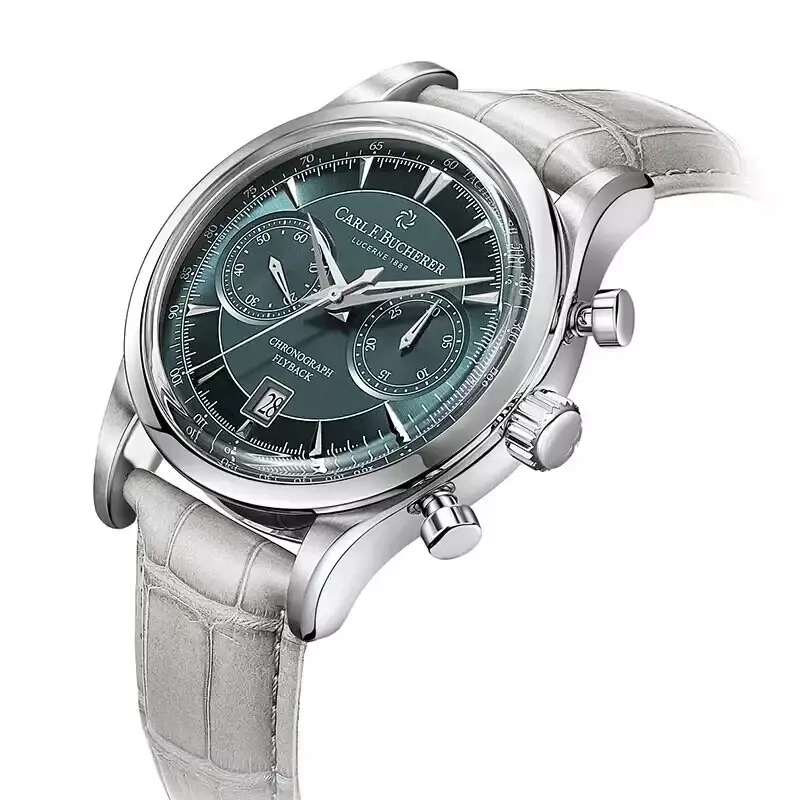 Fashion Carl F. Bucherer Watch Trend Clock Multiple High Appearance Level Strap Men's Watch Business Casual Quartz Watch