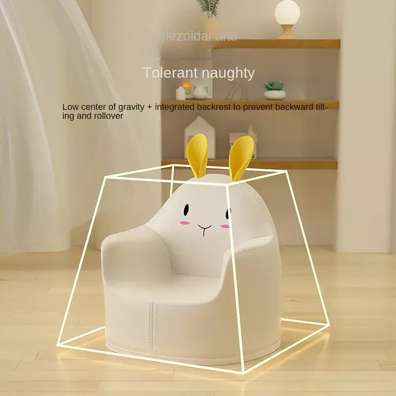 MOOJOU-Silla de interior con forma de Animal de dibujos animados para el hogar, taburete para comer, mesa de aprendizaje, envío directo