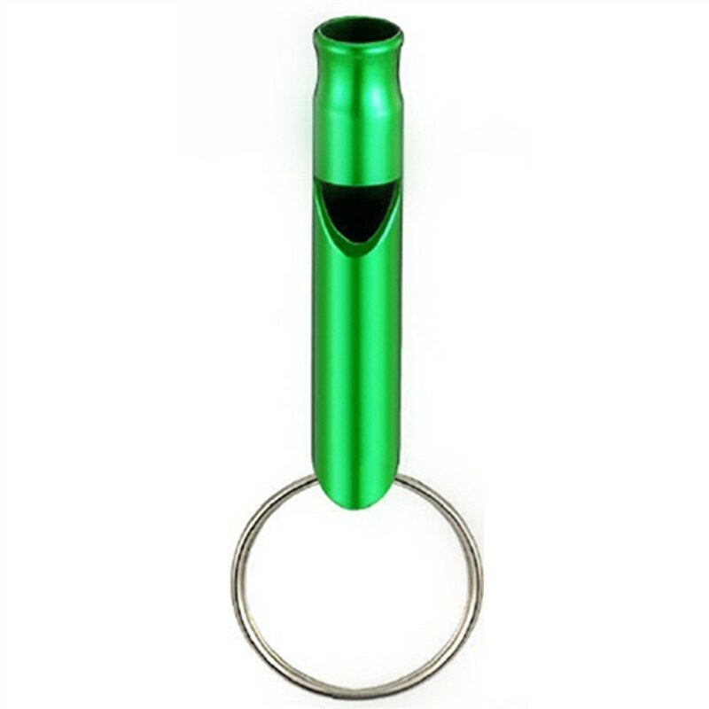 Hiking Keychain Whistle Outdoor 1pc Training 45*8mm Aluminum Alloy Feeding Mini Pet Survival For Birds For Dogs