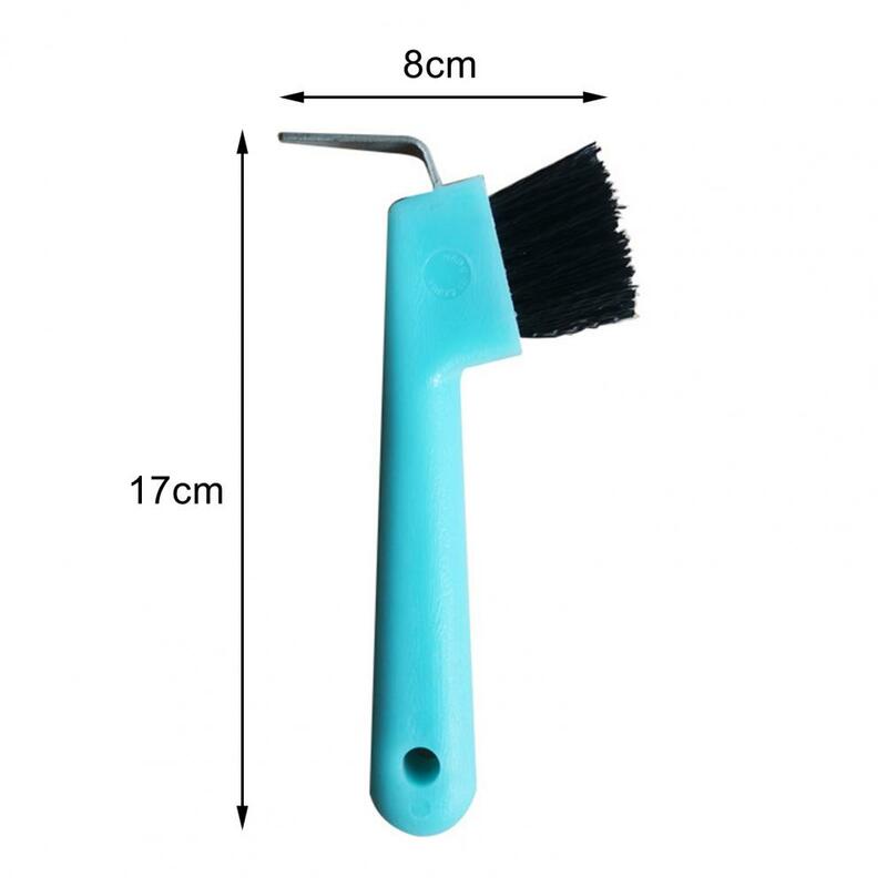 Horse Hoof Tool Wear-resistant Compact Plastic Horse Grooming Horseshoe Brush for Professional Use