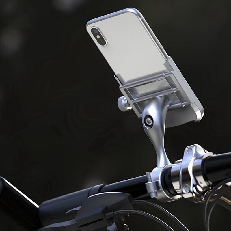 Suporte do telefone móvel da motocicleta, mountain bike guiador suporte mount, 4-6,7"