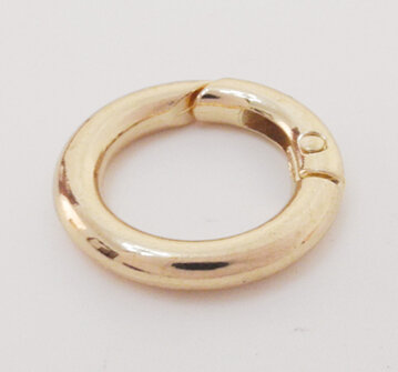 6 sztuk hak sprężynowy, sprężyna pierścionek zapięcie, okrągły sprężyna pierścionek, podział Key Ring wewnętrzna 5/8 cal SR-009