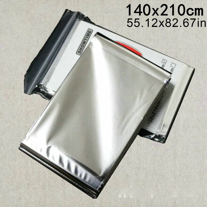 Hypothermia Rescue First Aid Kit Camp Keep Foil Mylar Lifesave Warm Heat Bushcraft Outdoor Thermal Dry Emergent Blanket Survive