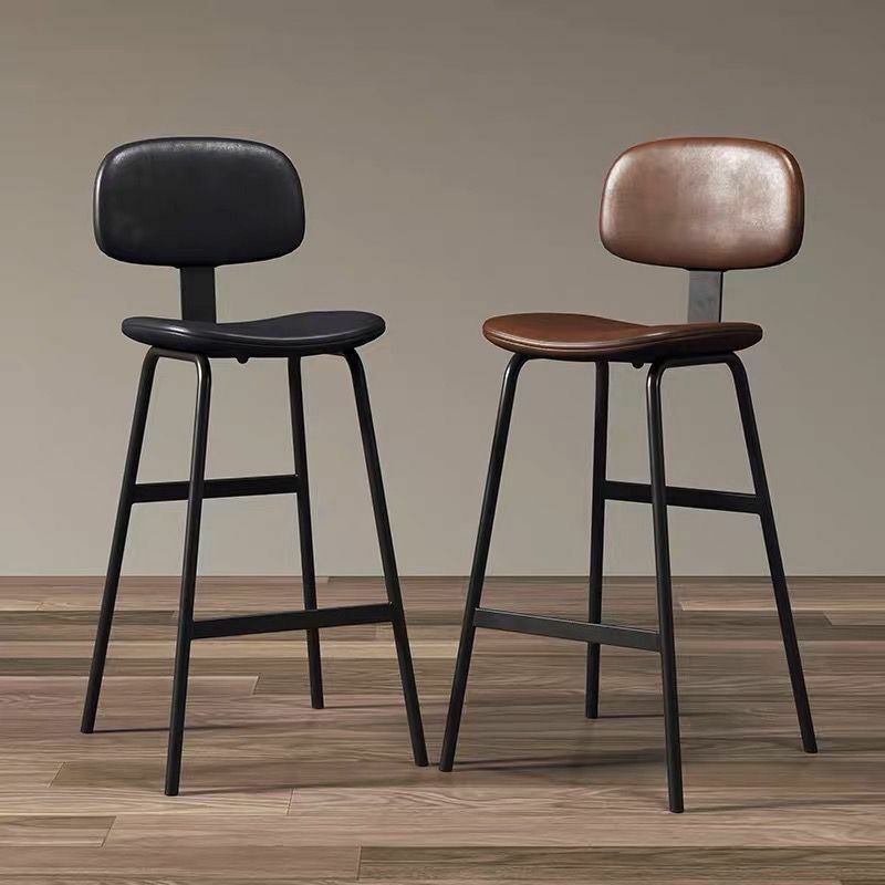 EE1016Bar chair, home high stool, backrest bar stool, simple modern coffee shop high bar stool