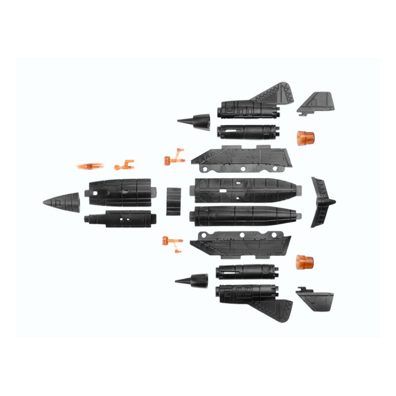 Lutador Modelo Brinquedos para Montar, Avião Militar Blocos, Montar Ferramenta de Construção, Armas e Avião, A15, 8 PCs por Conjunto