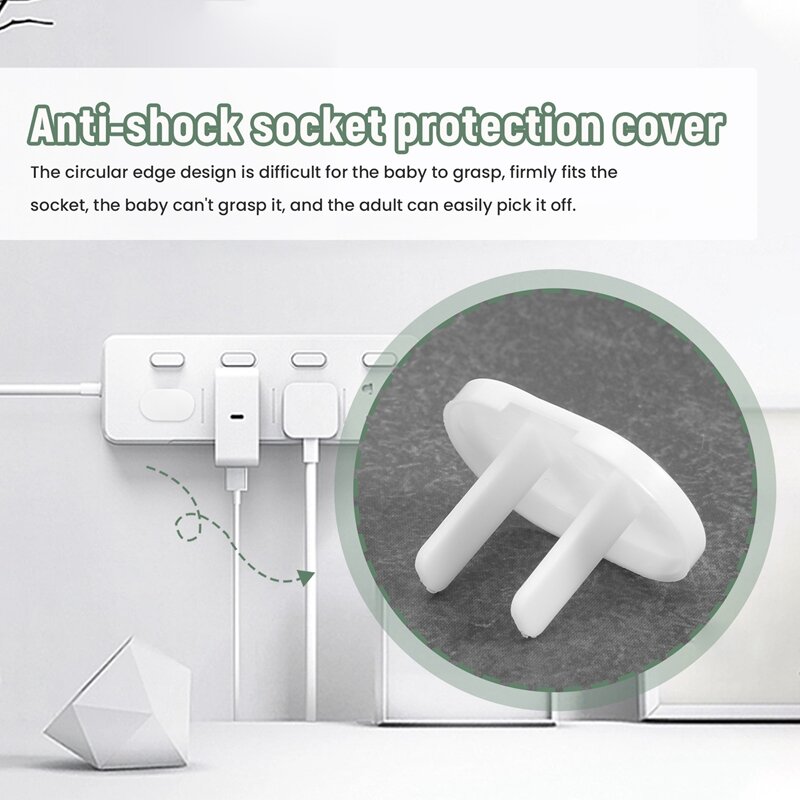 Tomada Plug Cover for Baby Protection, Plug Cover, Baby Proof, elétrico, novo, 40 pcs