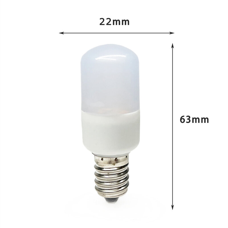 Bombillas LED para refrigerador, 1/3/5 piezas, E14, E12, 1,5 W, para máquina de coser, horno microondas, 85-265V, Bombilla de tornillo