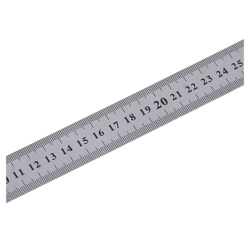 測定用ステンレス鋼定規、メートル法、30cm、12"