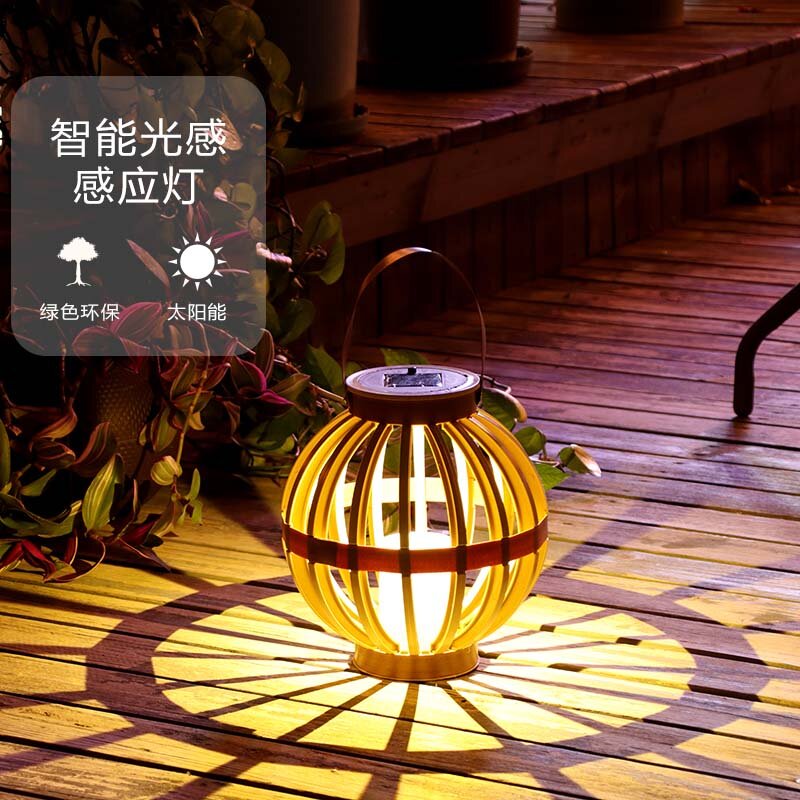 태양열 정원 램프 잔디 램프, 야외 방수 등나무 조경 정원 램프, LED 캠프 랜턴 장식 램프 조명