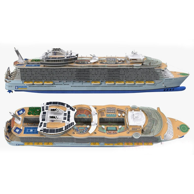 Modelo de barco Ocean Oasis, crucero terminado de lujo, sala de exposiciones, regalo, colección Personal, selección a escala múltiple