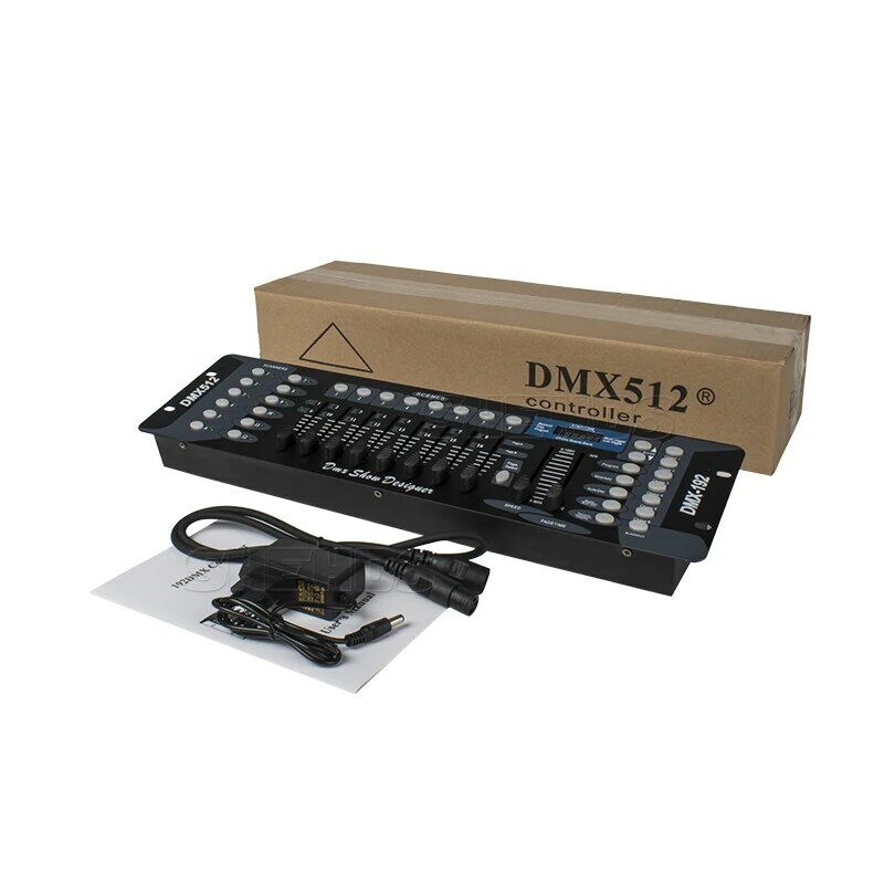 وحدة تحكم DMX 1024 لإضاءة المسرح DMX 512 DJ وحدة تحكم معدات المعيار الدولي 192/768/الطيار 2000 وحدة التحكم