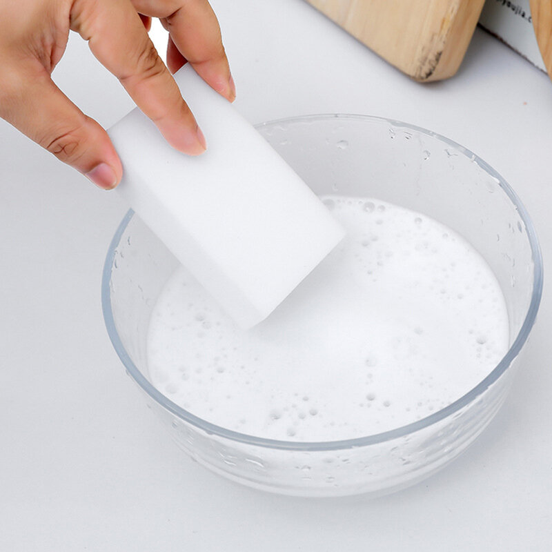 1pc spugna gomma bianca melamina spugna per lavastoviglie cucina bagno ufficio detergente strumenti di pulizia