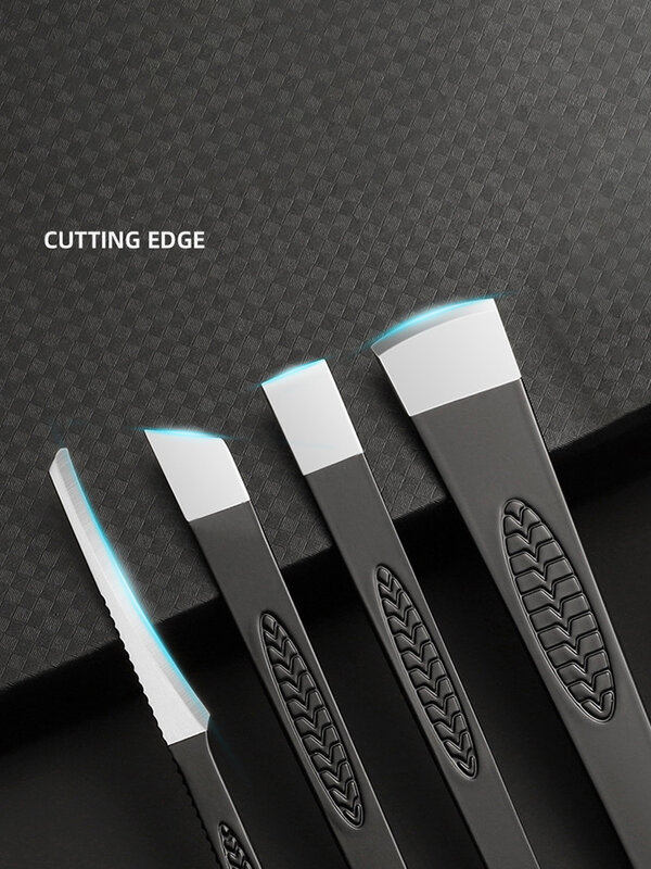 3/4 buah alat manikur pengikis kuku jari kaki pedikur pisau Kit penghilang berkas perawatan kulit mati peralatan pedikur kutikula tumbuh ke dalam