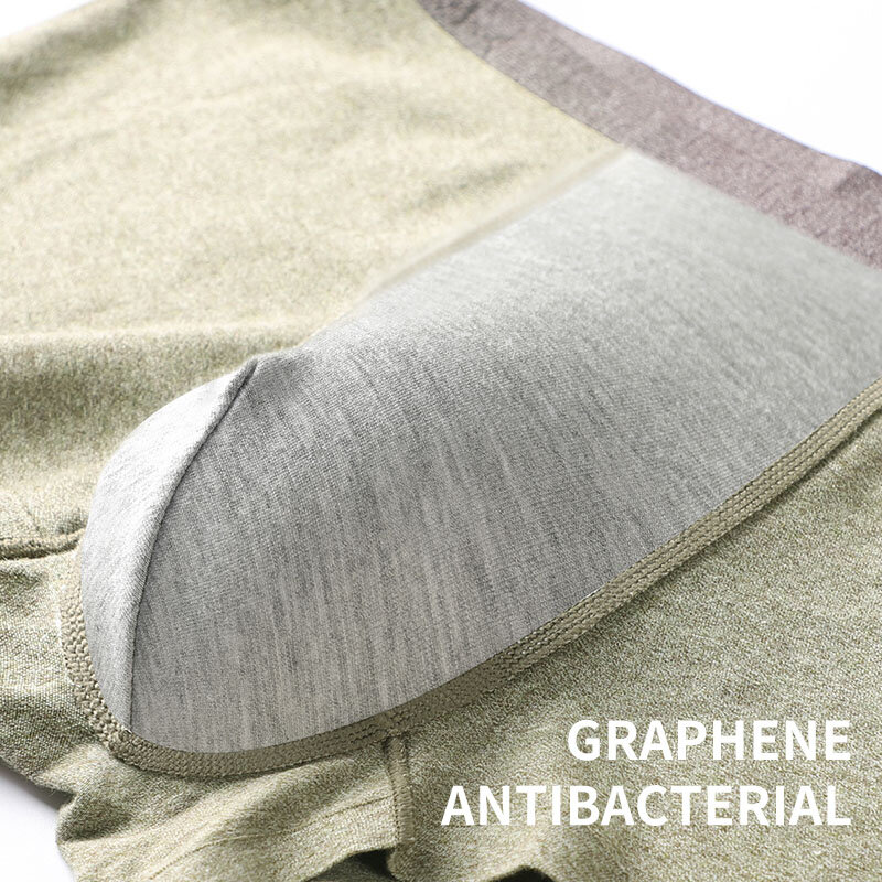 MiiOW-bóxer de algodón orgánico para hombre, ropa interior de 3 piezas, sin costuras, antibacteriano, ideal para regalo, novedad