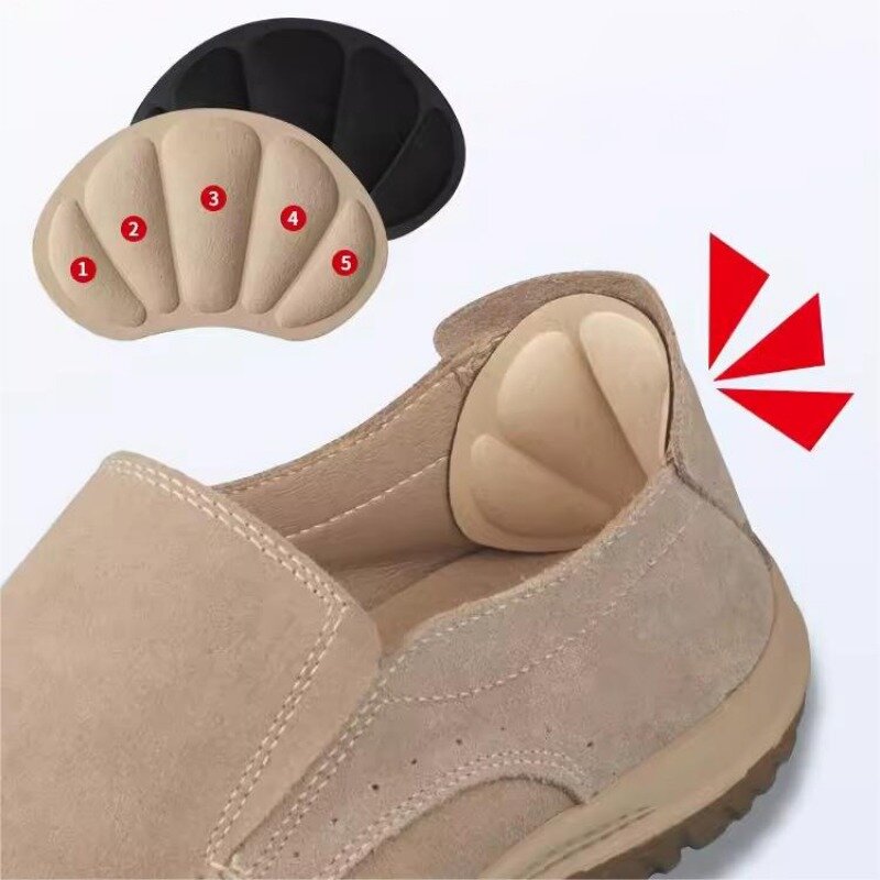 Plantillas antidesgaste para evitar caídas, almohadillas de talón deportivas ligeras, tamaño ajustable, pegatina trasera, herramienta de ajuste del tamaño del zapato