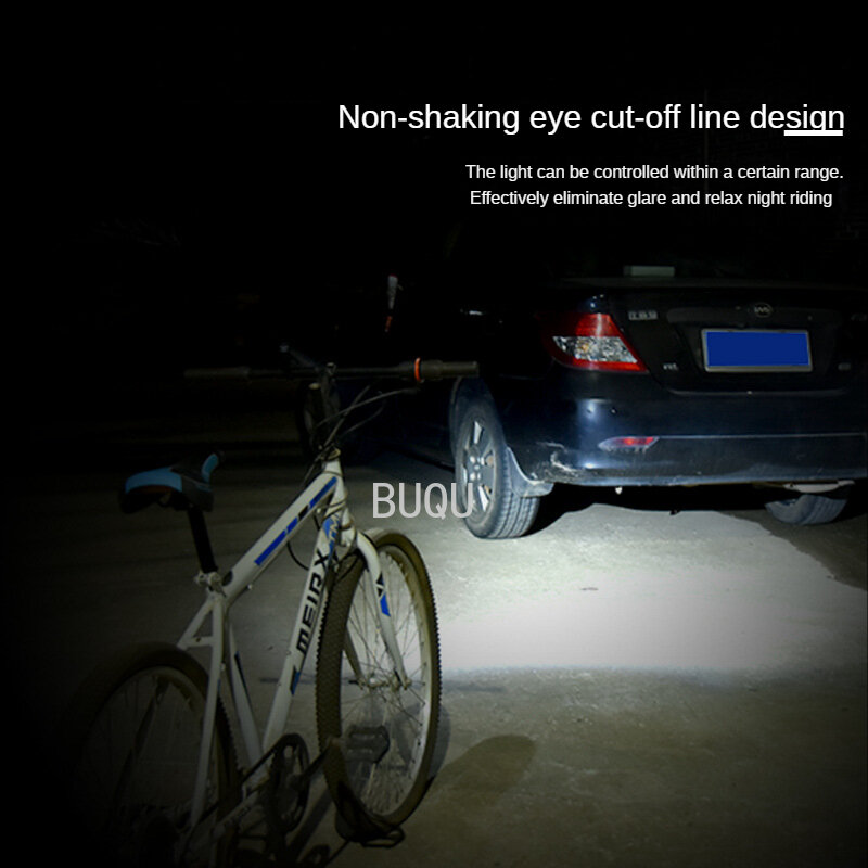 Lumières LED pour vélo, équipement de cyclisme de nuit, sport de plein air, détection de lumière intelligente