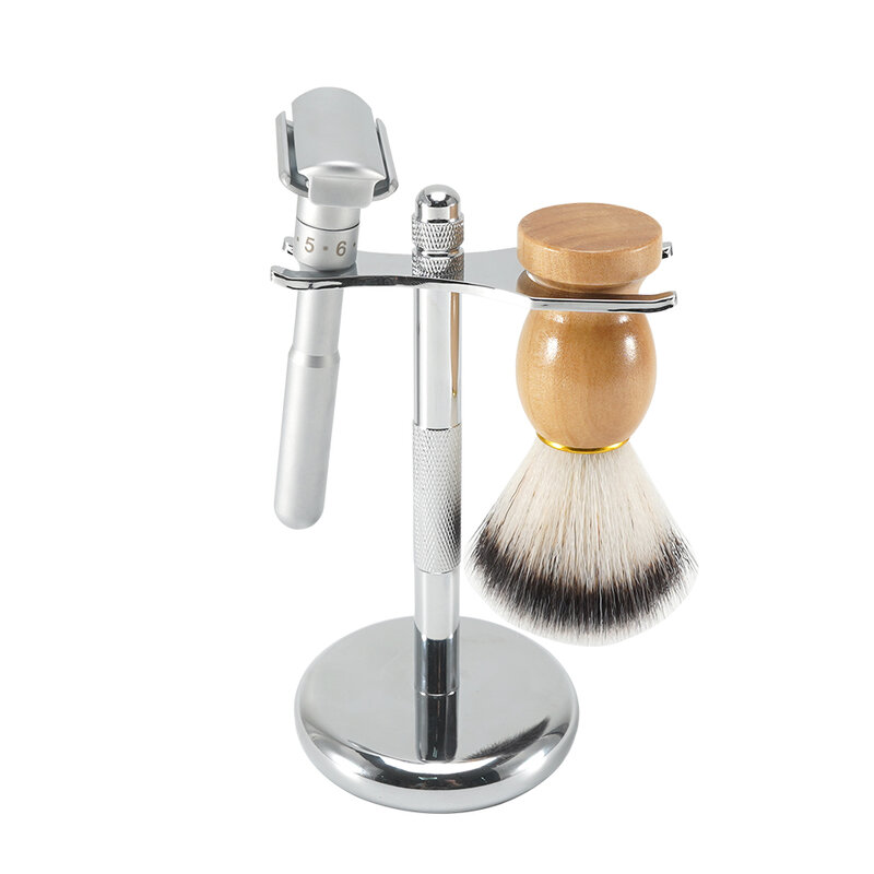 Soporte de almacenamiento de maquinilla de afeitar de alta calidad para hombres, soporte de cepillo de afeitar Manual, soporte de cuchillo de aleación antiguo