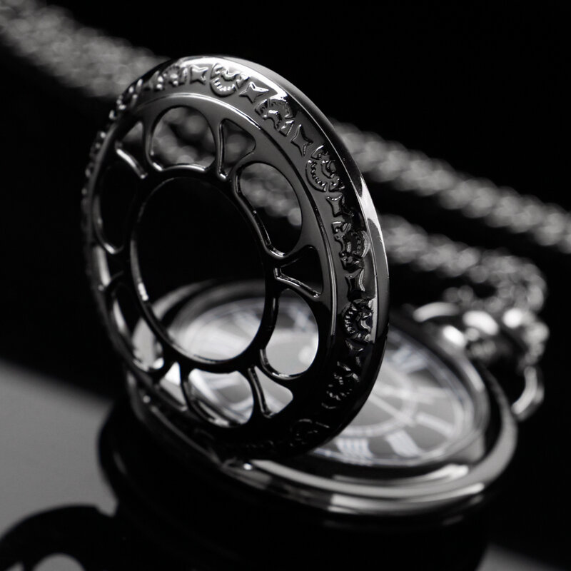 Vintage Quartz Pocket Watch Men's Personality Necklace Chain Clock Dropshipping reloj hombre