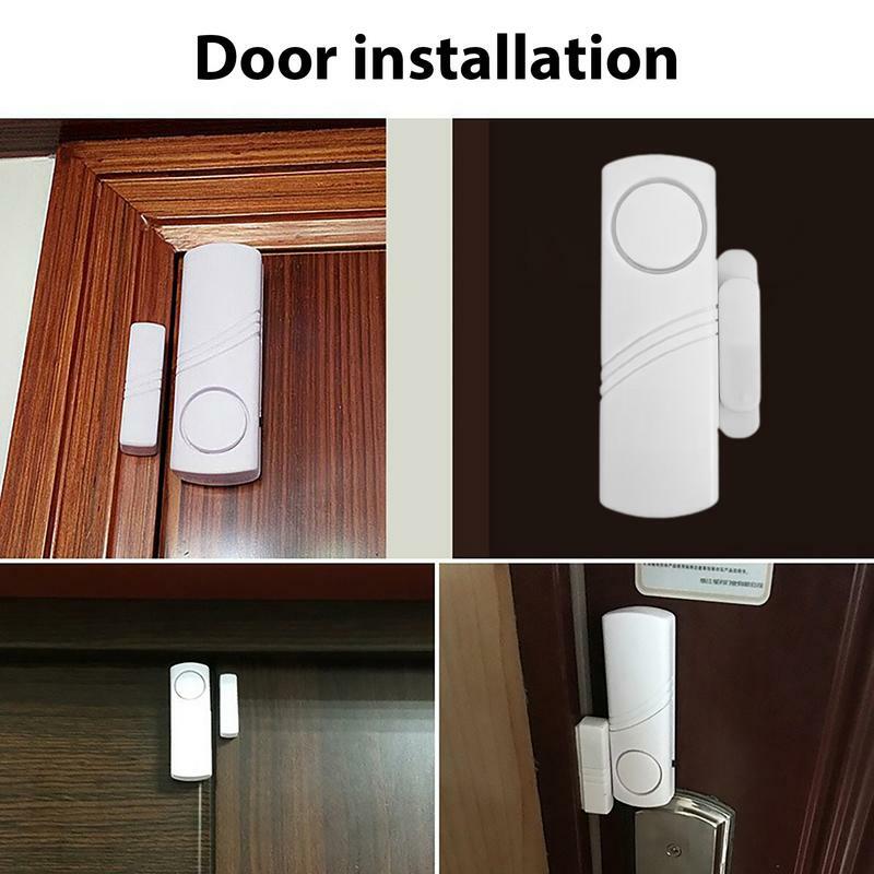 Door And Window Alarms Door Open Alert Wireless Door Alarms For Doors And Window Home Invasion Protection Easy Installation
