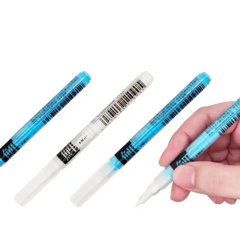 Weiß/blau Aquarell Maskierung Fluid Mark Pen Künstler 0.7/3mm dünner Kleber für flüssige Kunst liefert