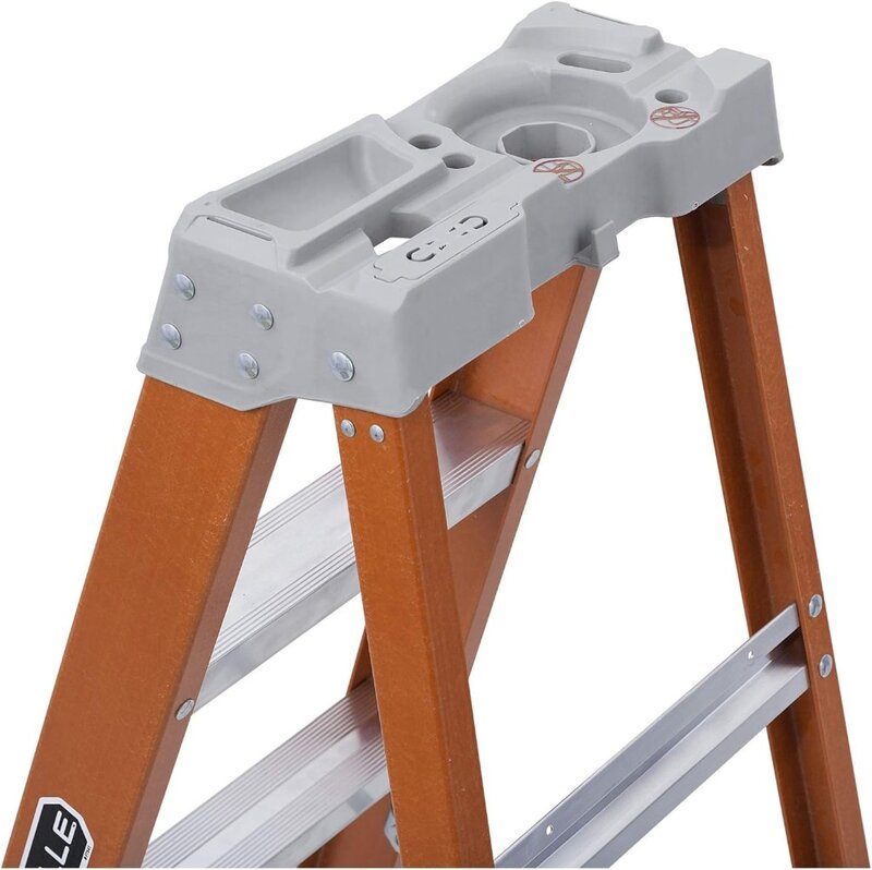 Louisville Ladder 6-Foot Fiberglass Step Ladder, 300-Pound Capacity, FS1506 in6 Feet/8 Feet/10 Feet Optional